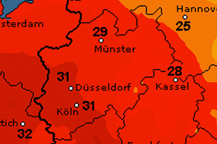 Es wird richtig warm in OWL! Vor allem am Montag erwarten uns Temperaturen von bis zu 29 Grad.