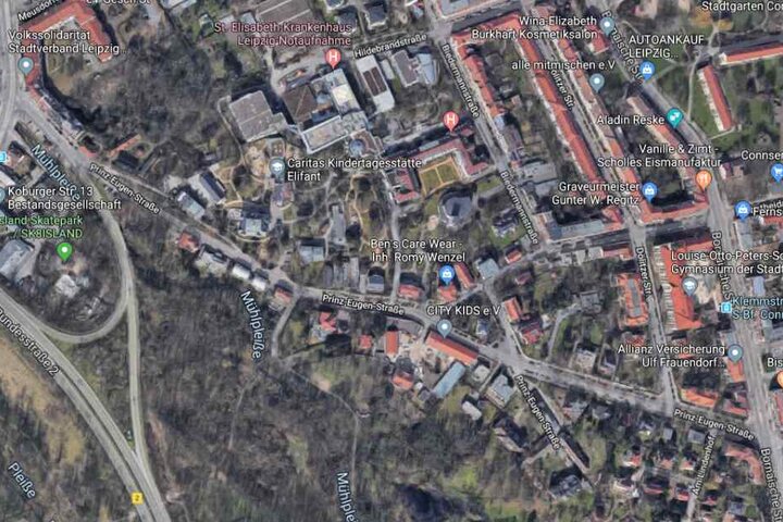 Der Mann wurde in einem Hinterhof der Prinz-Eugen-Straße gefasst.