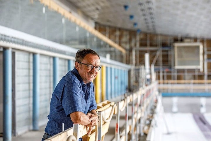 Projektsteuerer Karl-Heinz Anger (60) hat das Baustellenende allmählich im Blick.