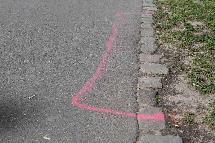 Drogendealer sollen hinter solchen Markierungen stehen.