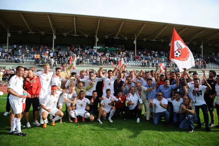 Der Berliner AK schlug die TSG Hoffenheim am 12.08.2012 mit 4:0 und zog in die zweite Runde des DFB-Pokals.
