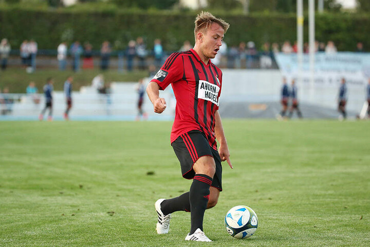 Fabian Stenzel stand gegen den FSV Zwickau zum zweiten Mal in dieser
Saison in der CFC-Anfangself.