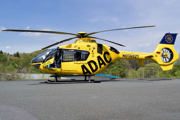 Bei dem Unfall war auch ein Rettungshubschrauber im Einsatz. (Symbolbild)