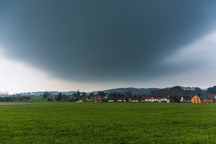 Bei diesem Bild könnte man meinen, die Welt geht unter.