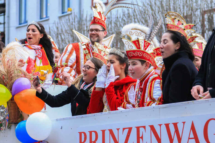 Das Prinzenpaar stand im Mittelpunkt des Geschehens.