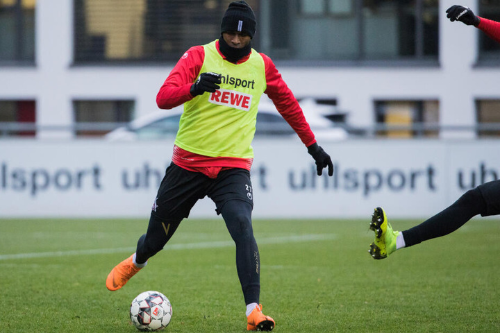 Anthony Modeste Nimmt zwar seit November 2018 am Training des 1. FC Köln teil, spielberechtigt ist er aber noch immer nicht.