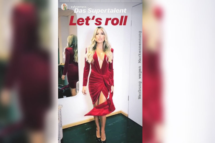 Sylvie Meis in ihrem Supertalent-Outfit.