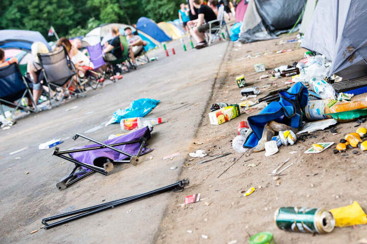 "Rock im Park" sorgt weiter für Aufregung: Grund ist die Wegwerfmentalität der Besucher.
