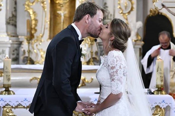 Im Juli heirateten Anna und Gerald zuerst in einer Wallfahrtskirche im polnischen Zamarte.