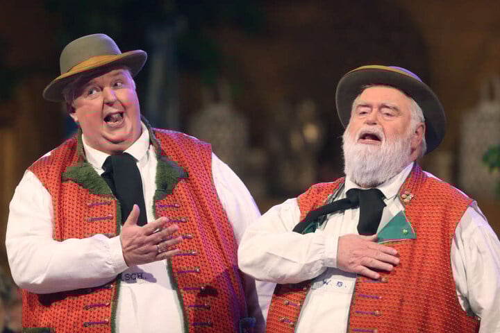 Die Wildecker Herzbuben (rechts Wilfried Gliem) sind hessische Musiker.