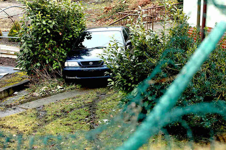 Die Suzuki-Fahrerin musste ins Krankenhaus, nachdem sie die Böschung der Gärtnerei hinab fuhr.