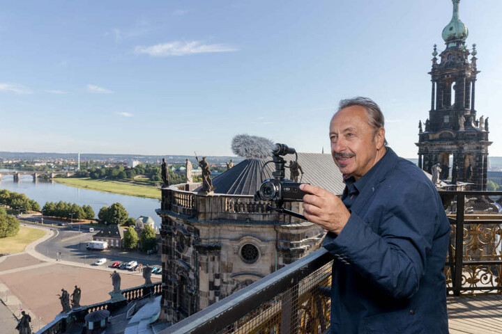 Schauspieler Wolfgang Stumph in Dresden.