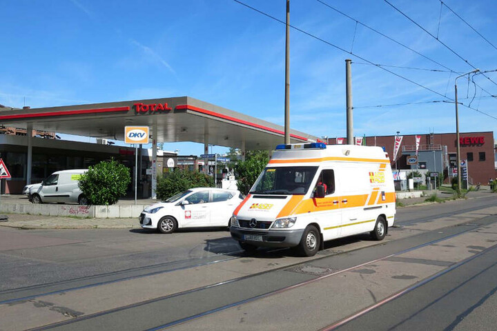 An der Zschocherschen Straße auf Höhe der Limburger Straße kam es in der Nacht zu Sonntag zu der Messerstecherei.