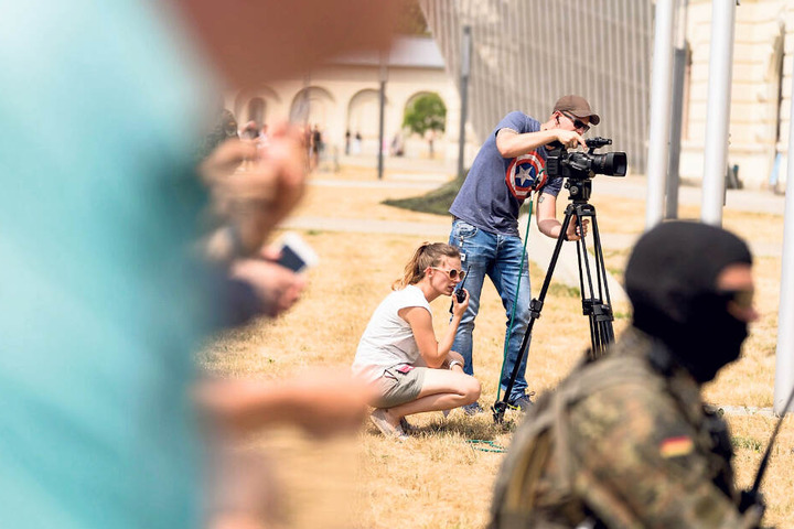 Die Dresdnerin meistert jede Herausforderung - hier beim Tag der Bundeswehr 2018.