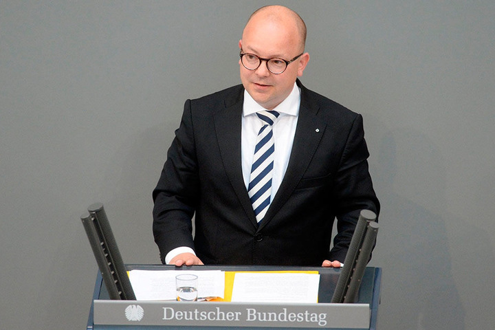 Premiere: Frank Müller-Rosentritt (35, FDP) hat am Donnerstag seine erste Rede im Hohen Haus gehalten.
