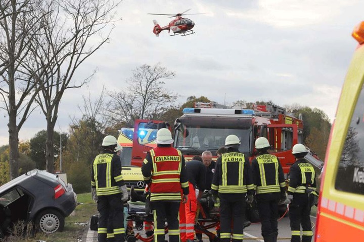 Ein Rettungshubschrauber kam zum Einsatz!