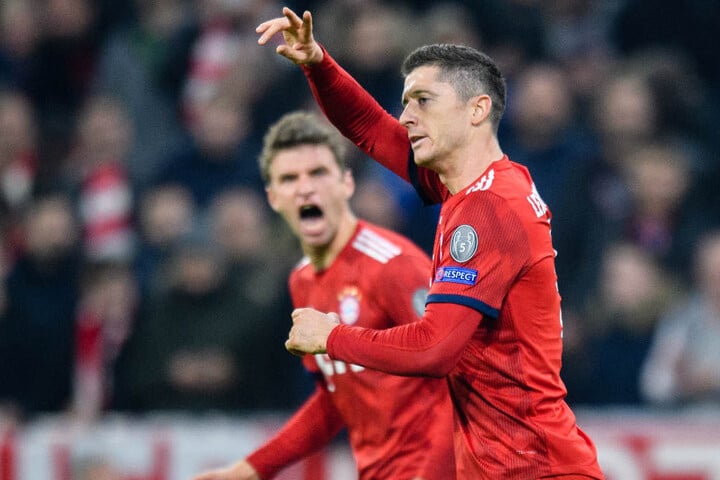 Robert Lewandowski und der FC Bayern München haben gegen AEK Athen erneut einen Sieg gefeiert.
