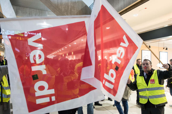 Am Donnerstag wollen die Bodenabfertiger in Düsseldorf streiken.