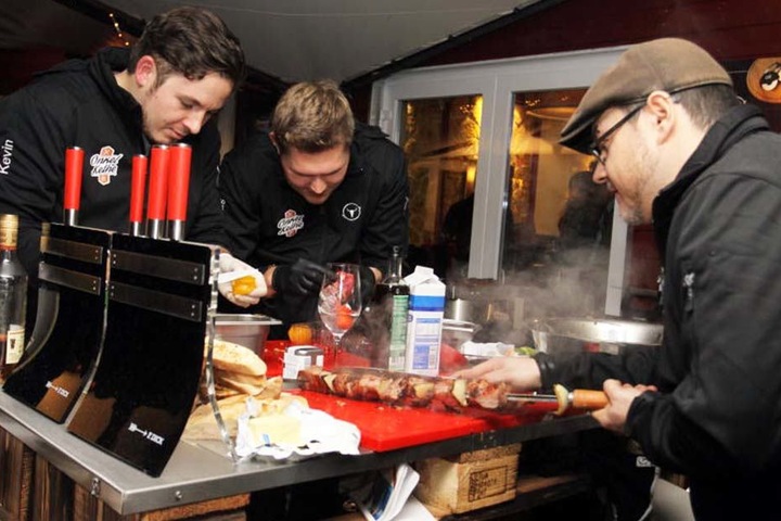 Beim letzten Gang, dem Abendessen, kamen alle Teilnehmer noch mal ordentlich ins Schwitzen.