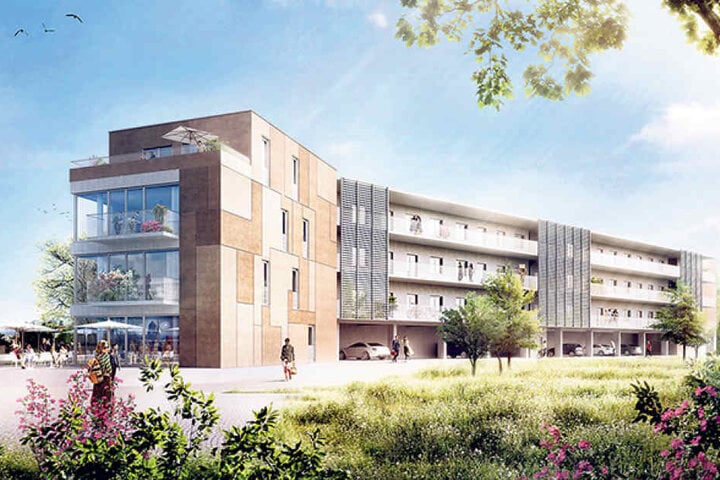 Das "Kreativzentrum Hafencity" ist der erste Neubau auf dem Gebiet.