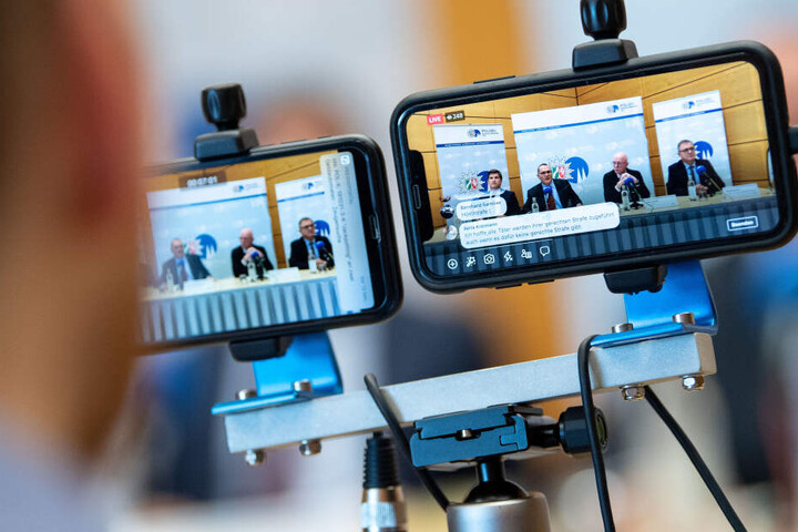 Eine Pressekonferenz vor einigen Wochen zu den Ermittlungen.