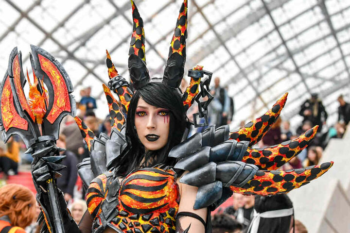 Allein schon die Manga-Comic-Con lockte 104.000 Menschen nach Leipzig.
