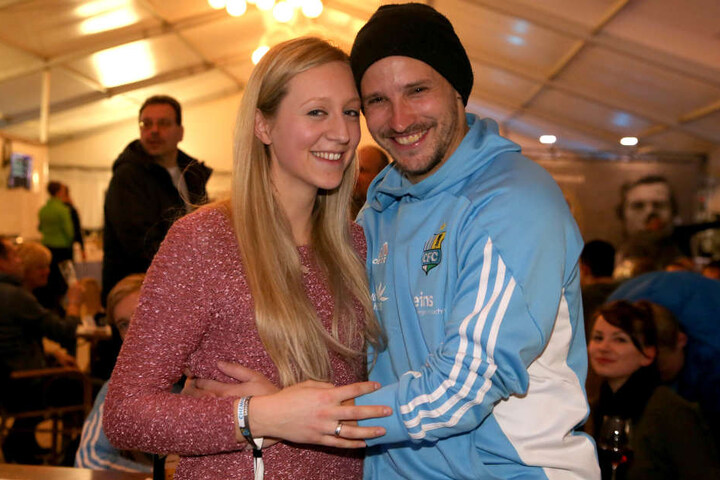 Anton Fink mit seiner Frau Jasmin.