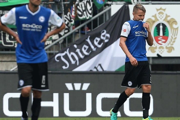 Sebastian Schuppan war der Pechvogel des Spiels. Zwei Eigentore kosteten der Arminia den ersten Saisonsieg.