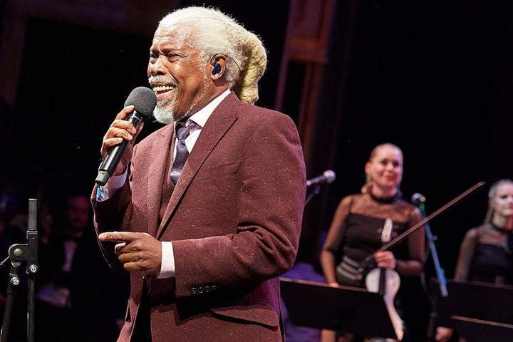 Der Star-Act des Abends: Musiker Billy Ocean.