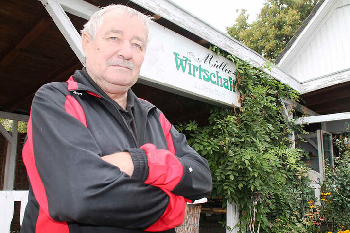 Gastwirt Frank Müller (69) überlegt nun, ob er sein Hobby weiterführt.