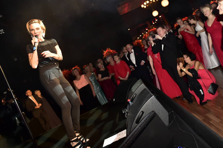 Bei der Mitternachtsshow heizte die belgische Sängerin Kate Ryan ein.