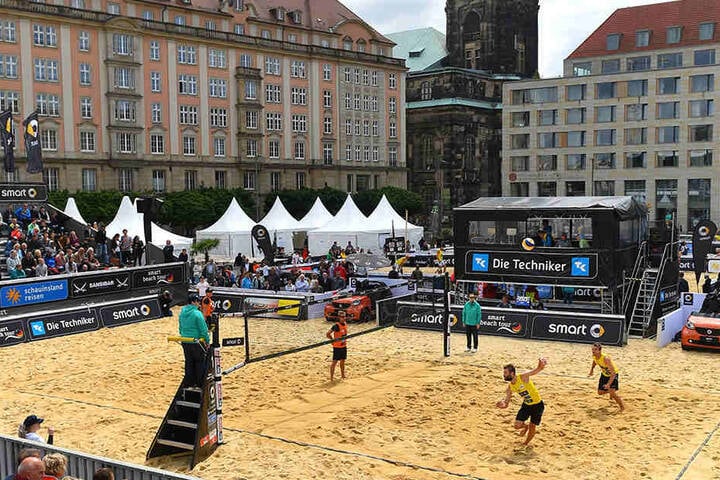Die Tribünen waren schon gut besetzt. Am Sonntag bei den Finals werden sie voll sein.