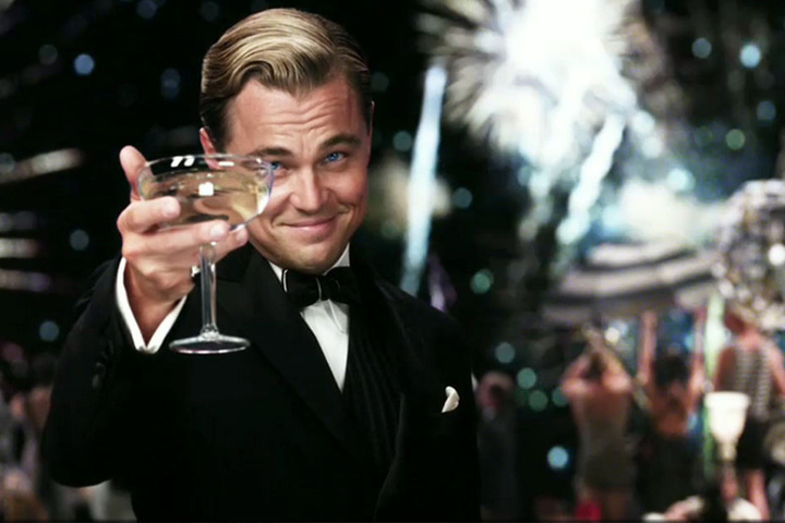 Das Filmvorbild: Leonardo DiCaprio spielte 2013 den geheimnisvollen Millionär und Lebemann Jay Gatsby.