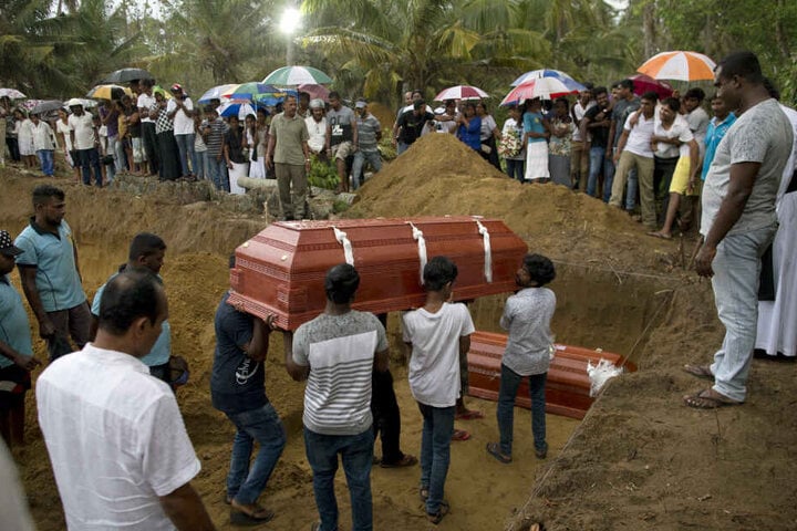 Über 300 Todesopfer forderten die Anschläge ins Sri Lanka an OStern.