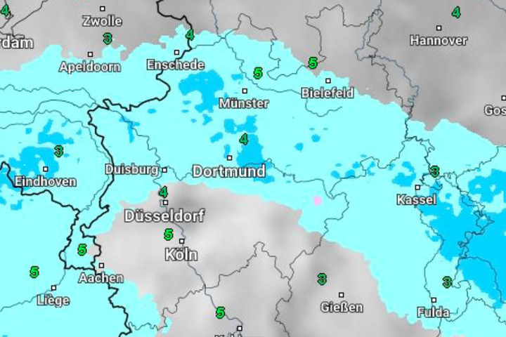 Am Wochenende fallen die Temperaturen auf fünf Grad.