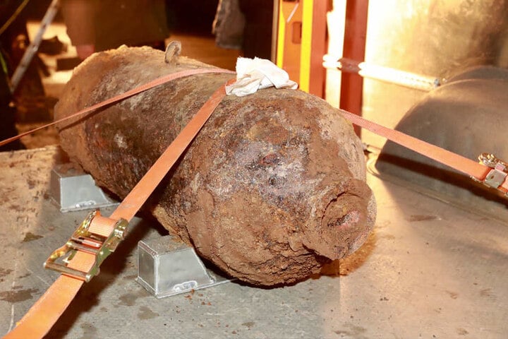250 Kilo brachte die Bombe auf die Waage.