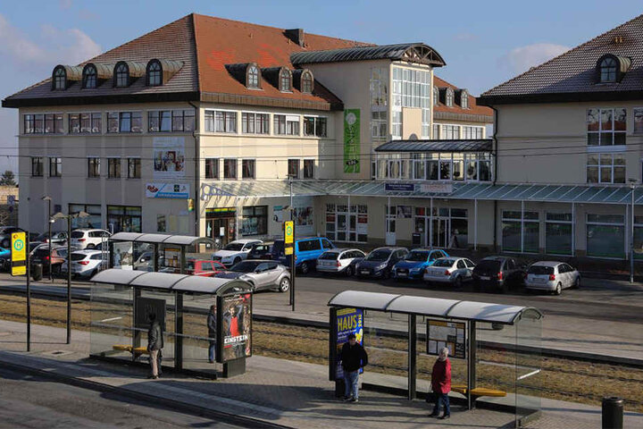 Der Tatort: Ein Getränkemarkt an der Gompitzer Höhe.