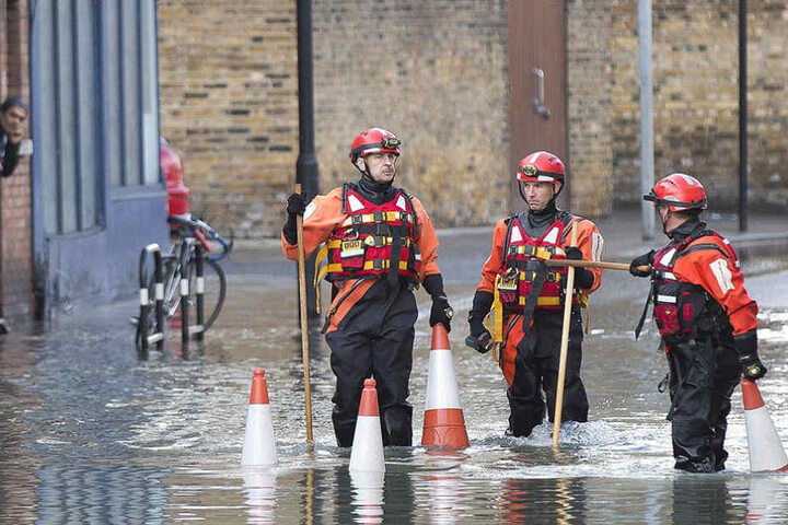 Zwischenzeitlich stand das Wasser bis zu 2,5 Meter hoch.