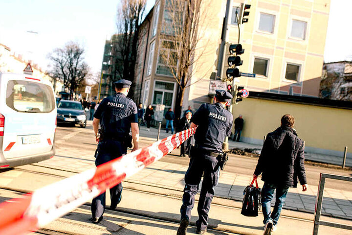 Bis 10 Uhr war die Baustelle in München wegen der Schießerei gesperrt.