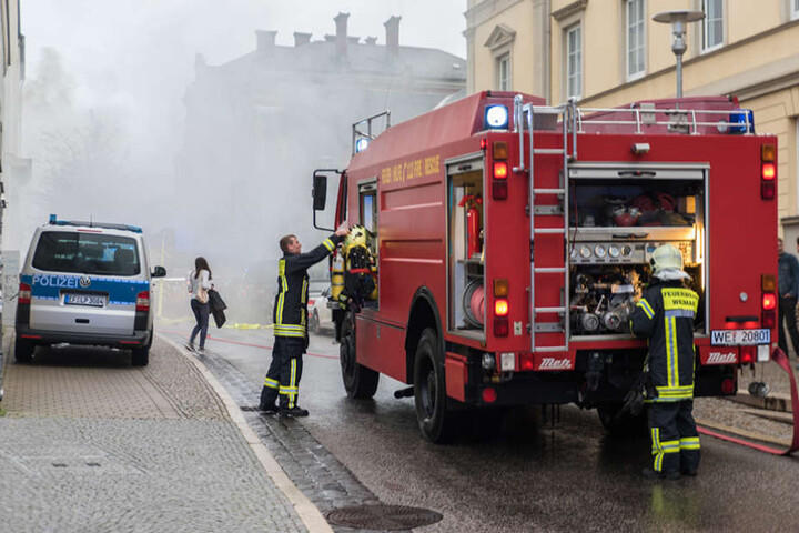 Nach etwa 20 Minuten hatte die Feuerwehr das Feuer unter Kontrolle.
