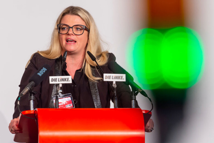 Linke-Chefin Susanne Schaper (41) ist gegen die Großübung.