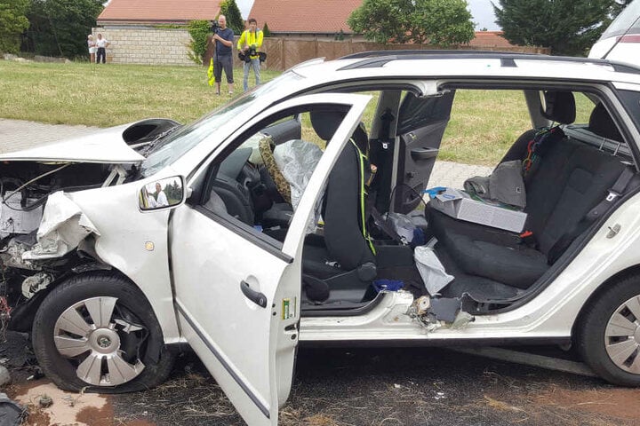 Der Skoda der Familie aus Österreich.
