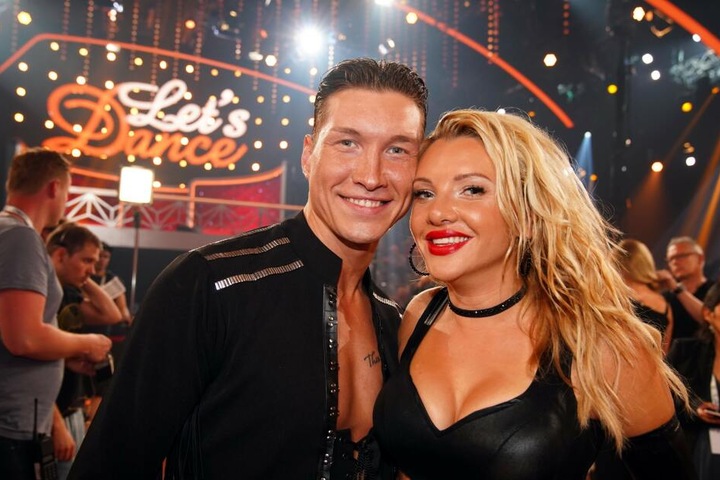 Evelyn Burdecki und Evgeny Vinokurov.