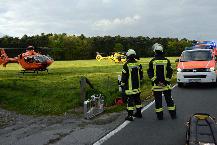 Die Jugendlichen mussten per Hubschrauber in Kliniken gebracht werden.