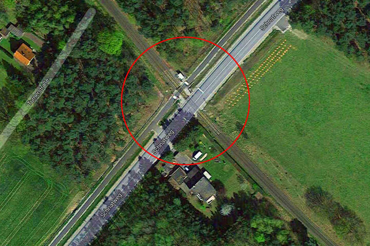 Diese Schranke war der Übeltäter, der am Montagmorgen den Verkehr lahmlegte.