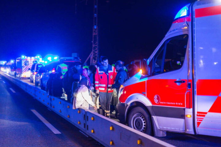 Zum Glück wurden nur elf der insgesamt 28 Insassen verletzt.