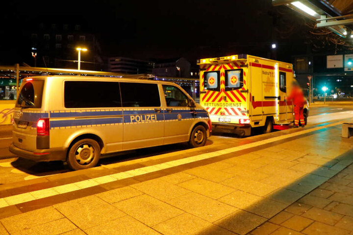 An der Zenti in Chemnitz gab es am Donnerstagabend eine blutige Schlägerei.