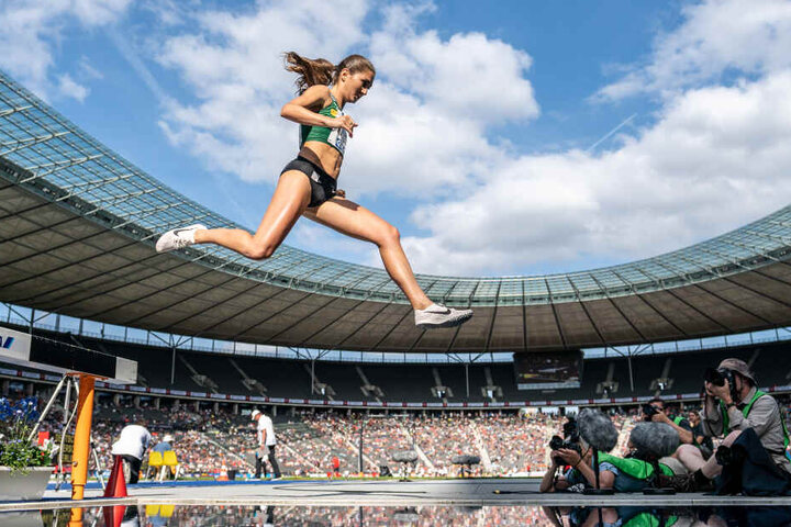 Gesa Felicitas Krause lief im Berliner Olympiastadion zum Deutschen Meistertitel.