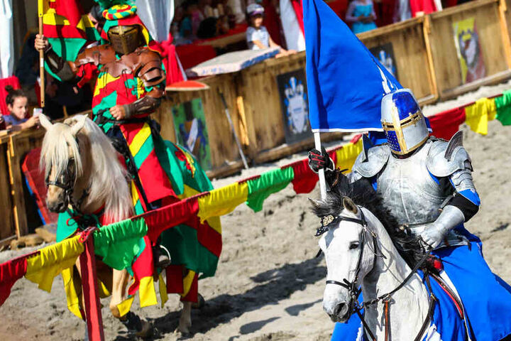 Ritter werden sich am Sonntag in Thüringen duellieren.