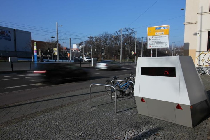 Und auch Nummer drei wurde mittlerweile "geblitzt": Er steht an der Prager Straße.